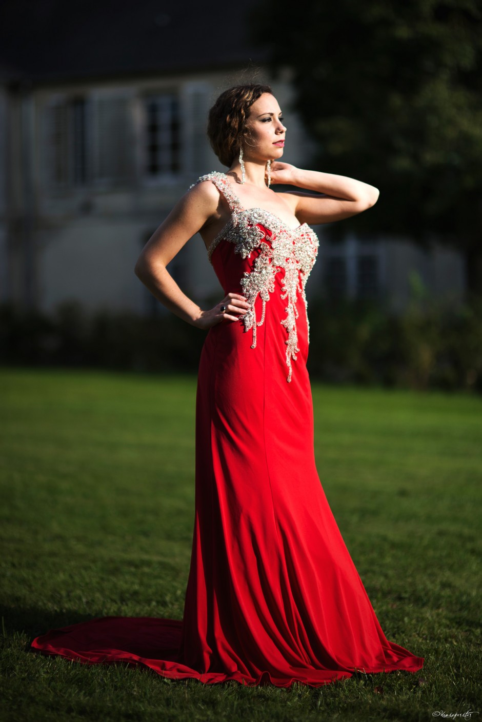 Robe de soirée modèle rubis